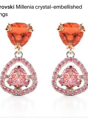 Swarovski Millenia Drop earrings, worn once